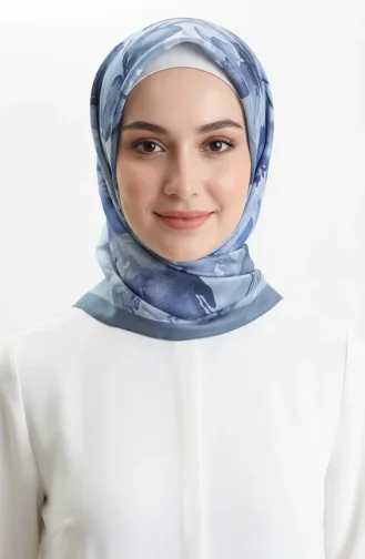 Patterned Amber Scarf 70325-14 Gray 70325-14