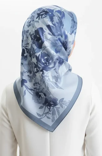 Patterned Amber Scarf 70325-14 Gray 70325-14