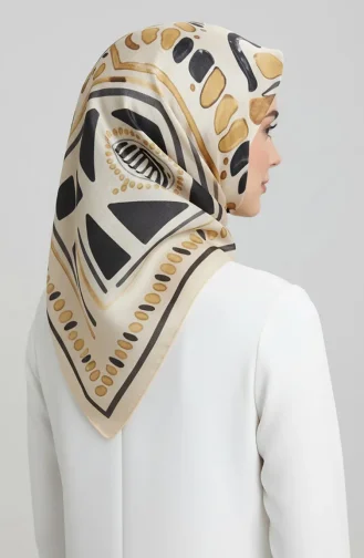 Écharpe à Motif Ambre 70326-11 Mousse Miel 70326-11