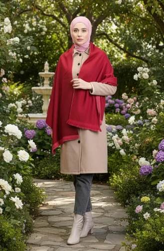 Omuz Şal 1095-01 Bordo