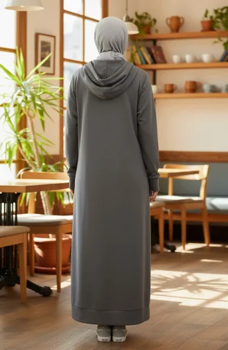 Robe Sport A Capuche Deux Fils 0190-14 Fumé 0190-14