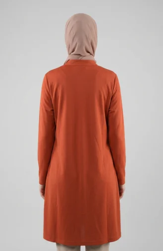 سترة بأزرار أمامية 1712A-01 تيراكوتا 1712A-01