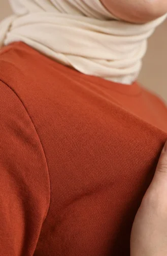 سترة بأزرار أمامية 1712A-01 تيراكوتا 1712A-01