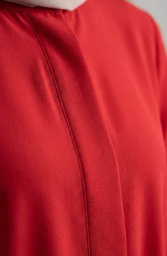 Tunique Boutonnée Sur Le Devant 1822-02 Rouge 1822-02