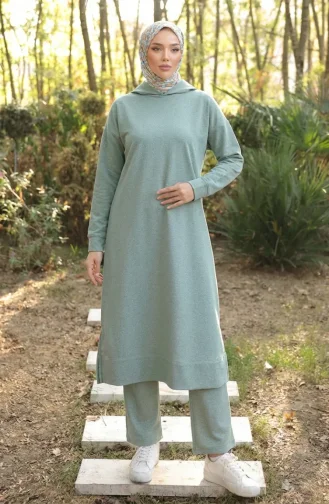 Two-Piece Tracksuit Set 3082-11 Light Green 3082-11