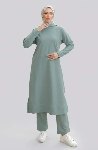 Two-Piece Tracksuit Set 3082-11 Light Green 3082-11