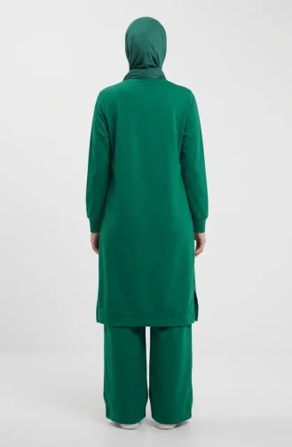 Trainingspak Met Splitdetails 3083-22 Smaragdgroen 3083-22