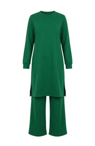 Trainingspak Met Splitdetails 3083-22 Smaragdgroen 3083-22