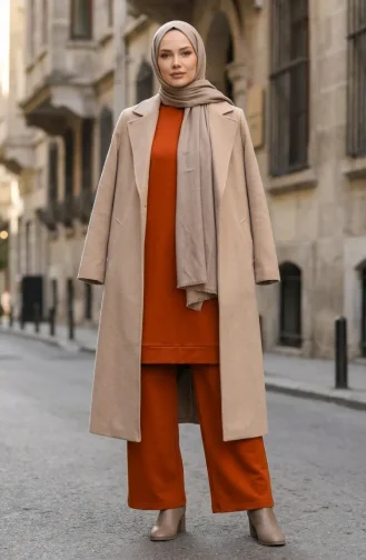 Trainingspak Met Splitdetails 3083-23 Oranje 3083-23