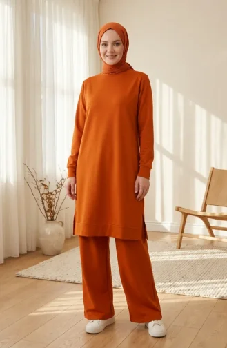 Trainingspak Met Splitdetails 3083-23 Oranje 3083-23