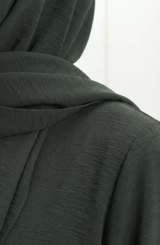 طقم من قطعتين من قماش أيروبين، سترة وبنطال، رقم الموديل 4144-01، لون كاكي 4144-01