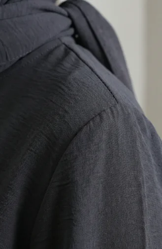 Aerobin Stoff-Tunika Und Hose Zweiteiliges Set 4144-08 Dunkelgrau 4144-08