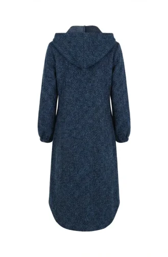 Manteau En Cachemire à Capuche Et Boutons 0201-06 Saks 0201-06