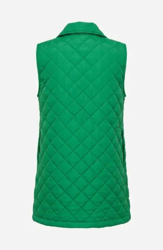 Gewatteerd Vest Met Drukknopen 71150-03 Groen 71150-03