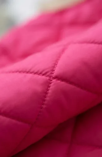 Steppweste Mit Druckknöpfen 71150-04 Fuchsia 71150-04