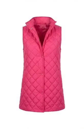 Steppweste Mit Druckknöpfen 71150-04 Fuchsia 71150-04