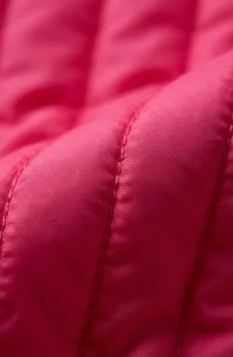 Kapitone Yelek 71152-01 Fuşya