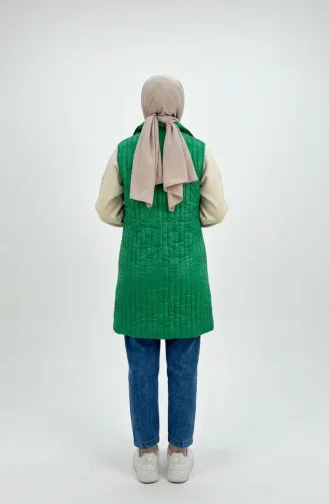 Kapitone Yelek 71152-05 Yeşil
