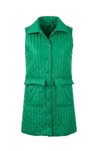 Kapitone Yelek 71152-05 Yeşil