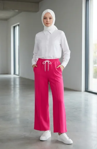 Hose Mit Elastischem Bund 71126-04 Fuchsia 71126-04