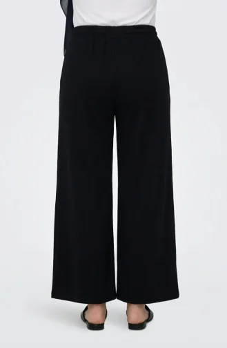 Pantalon à Taille élastique 71126-08 Noir 71126-08