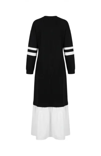 Garnili Sportliches Hijab-Kleid 71079-05 Schwarz 71079-05