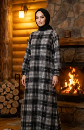 Combinaison D`hiver De Bûcheron à Carreaux 2508-04 Noir 2508-04