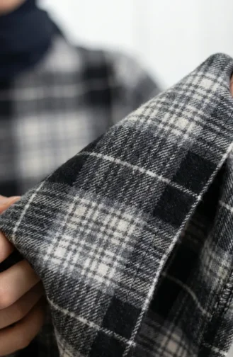 Combinaison D`hiver De Bûcheron à Carreaux 2508-04 Noir 2508-04