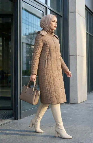 Steppjacke In Übergröße 6133-04 Nerz 6133-04