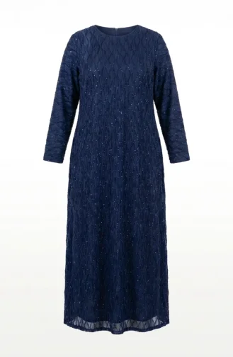 Plus Size Pailletten Versierde Hijab Avondjurk 6262-04 Parliament 6262-04