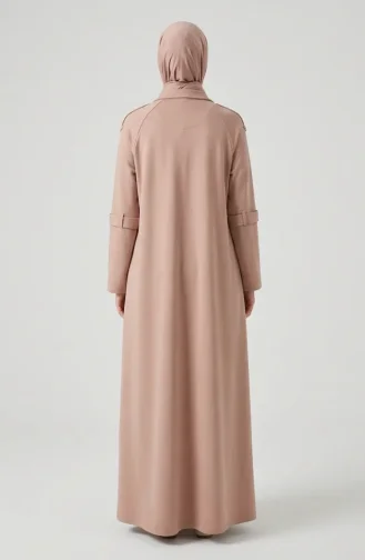 عباية رياضية بسحاب مزدوج 71170-05 بيج 71170-05