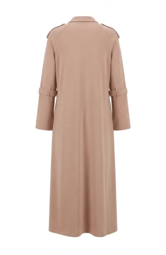 عباية رياضية بسحاب مزدوج 71170-05 بيج 71170-05