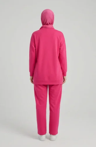 Zweiteiliges Set Mit Taschendetails 71149-01 Fuchsia 71149-01