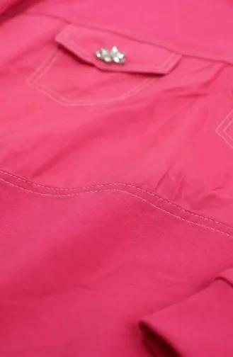 Zweiteiliges Set Mit Taschendetails 71149-01 Fuchsia 71149-01