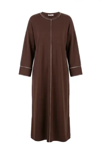 بدلة رياضية بخيطين 71167-03 بني 71167-03