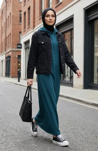 Hooded Sports Suit 71169-02 Petrol 71169-02