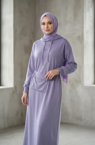 Combinaison De Sport à Capuche 71169-03 Lilas 71169-03