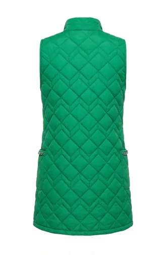 Kapitone Yelek 4949-02 Yeşil