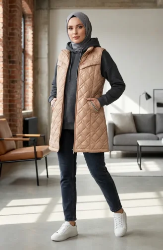 Steppweste 4949-05 Beige 4949-05