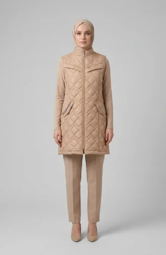 Steppweste 4949-05 Beige 4949-05