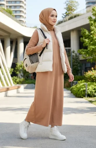 Zweifaden-Sportanzug In Übergröße 12025-01 Beige 12025-01