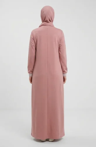 Robe Sport à Poche Kangourou 71188-02 Rose Poudré 71188-02