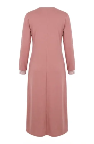 Robe Sport à Poche Kangourou 71188-02 Rose Poudré 71188-02