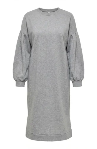 Balloon Sleeve Long Tunic 3031-15 Grey 3031-15