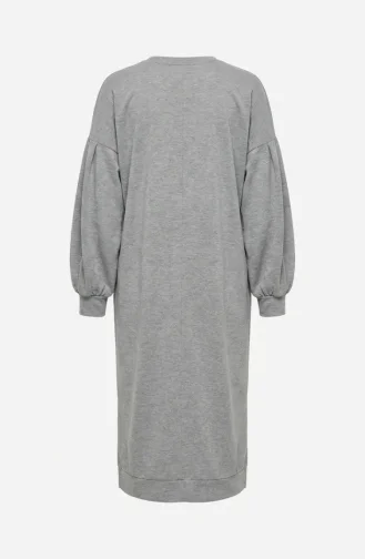 Balloon Sleeve Long Tunic 3031-15 Grey 3031-15