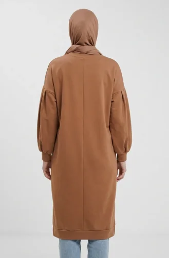 Balon Kol Uzun Tunik 3031-16 Taba