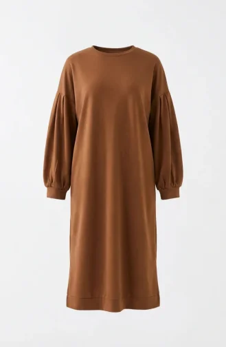 Balon Kol Uzun Tunik 3031-16 Taba