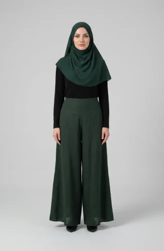 Şile Fabric Trousers Skirt 0500-10 Green 0500-10