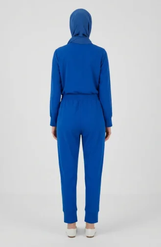 Pantalon à Taille élastique 71125-07 Bleu Marine 71125-07