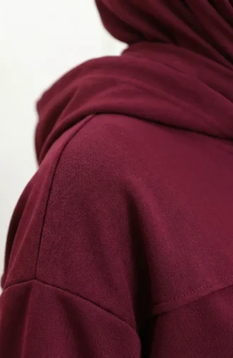 Ensemble Deux Pièces à Capuche Two-Thread 3084-02 Bordeaux 3084-02